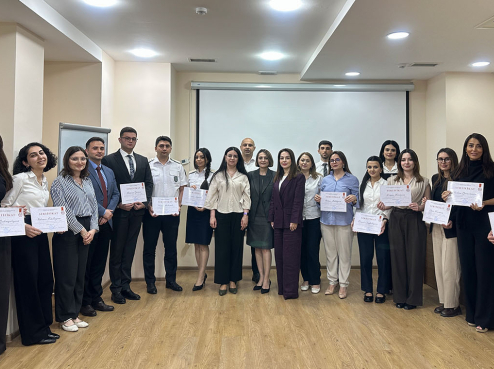 Normayaratma fəaliyyəti və hüquq normalarının tətbiqi sahəsində keçirilən təlimlər başa çatıb