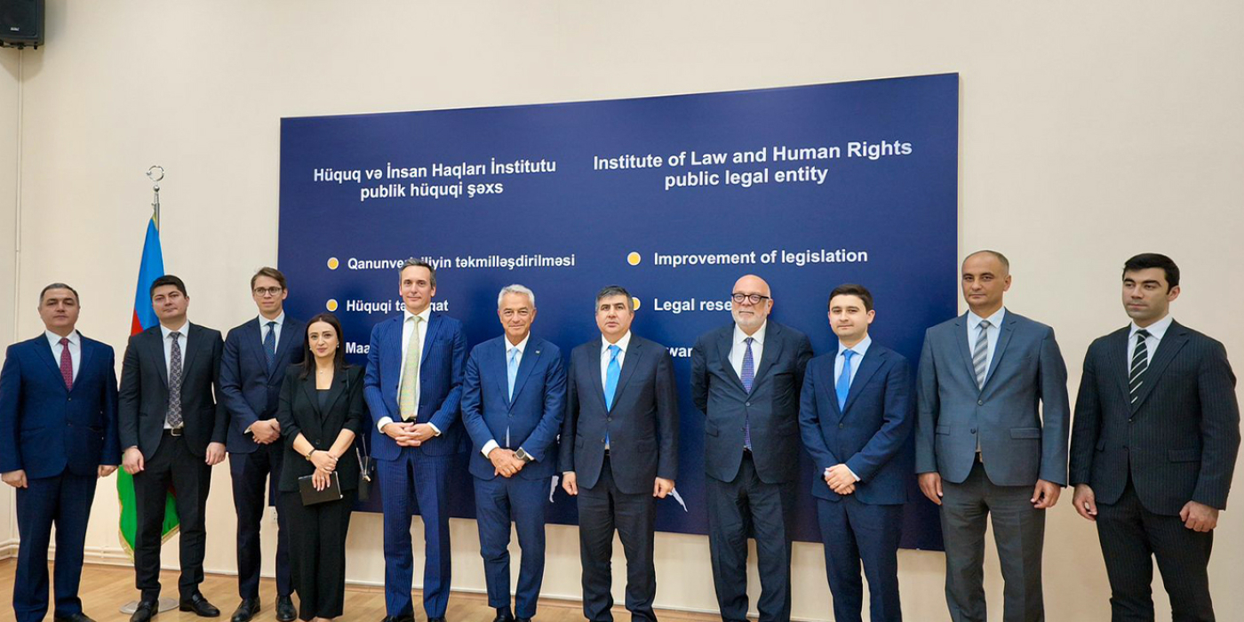 Hüquqi Ekspertiza və Qanunvericilik Təşəbbüsləri Mərkəzinin İcraçı direktoru İtaliya Respublikası Deputatlar Palatasının nümayəndə heyəti ilə keçirilən görüşdə iştirak edib